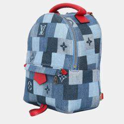 Louis Blue Canvas Vuitton Monogram Denim Mini Palm Springs Backpack