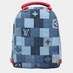 Louis Blue Canvas Vuitton Monogram Denim Mini Palm Springs Backpack