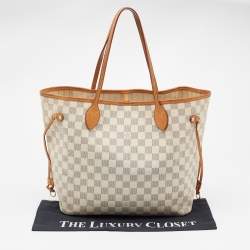 Louis Vuitton Damier Azur Canvas Neverfull MM Bag