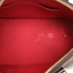 Pre Owned Louis Vuitton Damier Ebene Canvas Alma BB Bag