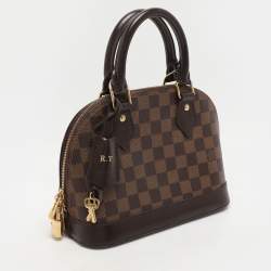 Pre Owned Louis Vuitton Damier Ebene Canvas Alma BB Bag