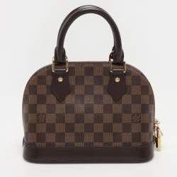 Pre Owned Louis Vuitton Damier Ebene Canvas Alma BB Bag