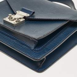 Pre Owned Louis Vuitton Indigo Epi Leather Monceau BB Bag