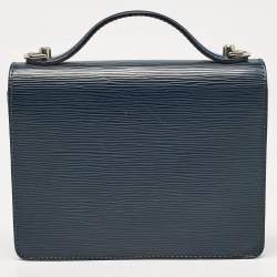 Pre Owned Louis Vuitton Indigo Epi Leather Monceau BB Bag