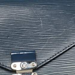Pre Owned Louis Vuitton Indigo Epi Leather Monceau BB Bag