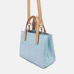 Louis Vuitton Sky Monogram Vernis Leather Lvremix Reade PM Tote Bag