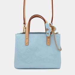 Louis Vuitton Sky Monogram Vernis Leather Lvremix Reade PM Tote Bag