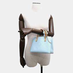 Louis Vuitton Sky Monogram Vernis Leather Lvremix Reade PM Tote Bag