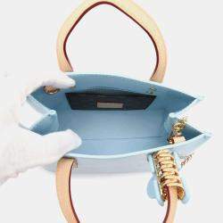 Louis Vuitton Sky Monogram Vernis Leather Lvremix Reade PM Tote Bag