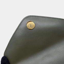 مملوكة مسبقًا Louis Vuitton Green Khaki Leather Multi Pochette New Wave Bag