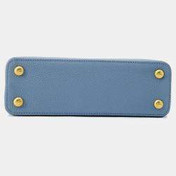 Louis Vuitton Dusk Blue Taurillon Leather Capucines BB  Bag