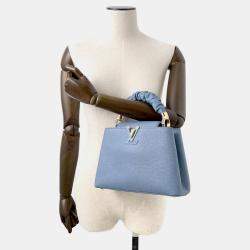 Louis Vuitton Dusk Blue Taurillon Leather Capucines BB  Bag
