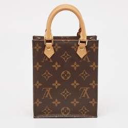 Pre Owned Louis Vuitton Monogram Canvas Petit Sac Plat Bag