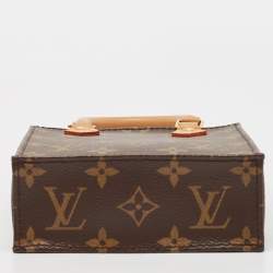 Pre Owned Louis Vuitton Monogram Canvas Petit Sac Plat Bag