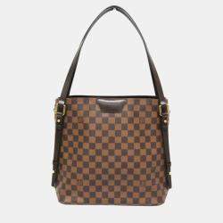 Pre Owned Louis Vuitton Damier Ebene Canvas Rivington Tote Bag