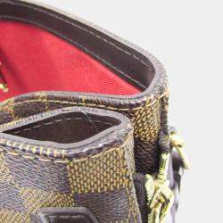 Pre Owned Louis Vuitton Damier Ebene Canvas Rivington Tote Bag