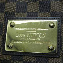 Pre Owned Louis Vuitton Ebene Damier Hampstead MM Shoulder Bag