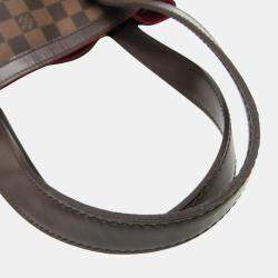 Pre Owned Louis Vuitton Ebene Damier Hampstead MM Shoulder Bag