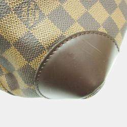Pre Owned Louis Vuitton Ebene Damier Hampstead MM Shoulder Bag