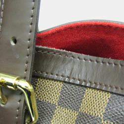Pre Owned Louis Vuitton Ebene Damier Hampstead MM Shoulder Bag