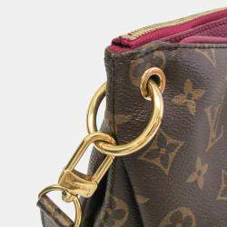 Louis Vuitton Aurore Brown Monogram Pallas Shoulder Bag