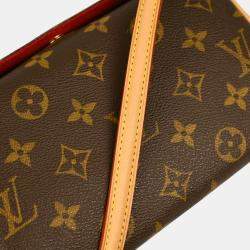 Louis Vuitton Brown Monogram Canvas Recital Handbag 