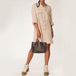 Pre Owned Louis Vuitton Damier Ebene Canvas Neverfull PM Bag
