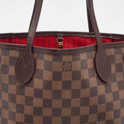 Pre Owned Louis Vuitton Damier Ebene Canvas Neverfull PM Bag