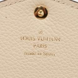 Louis Vuitton Tourterelle Monogram Empreinte Leather Sarah Wallet