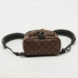 Pre Owned Louis Vuitton Black Monogram Canvas Palm Springs PM Backpack