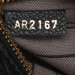 Pre Owned Louis Vuitton Black Monogram Empriente Leather Pochette Metis Bag