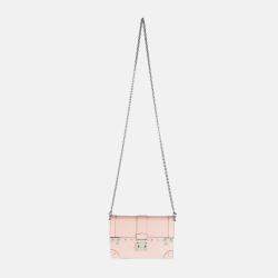 Louis Vuitton Rose Ballerine Epi Trunk Chain Wallet