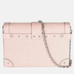 Louis Vuitton Rose Ballerine Epi Trunk Chain Wallet