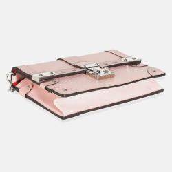 Louis Vuitton Rose Ballerine Epi Trunk Chain Wallet