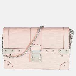 Louis Vuitton Rose Ballerine Epi Trunk Chain Wallet