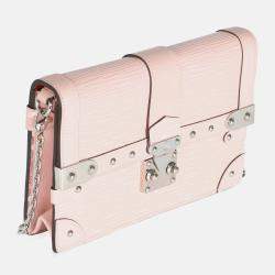 Louis Vuitton Rose Ballerine Epi Trunk Chain Wallet