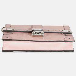 Louis Vuitton Rose Ballerine Epi Trunk Chain Wallet