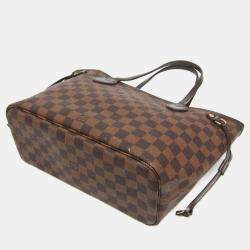 Pre Owned Louis Vuitton Damier Ebene Canvas Neverfull PM Shoulder Bag