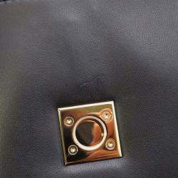 Louis Vuitton Black Calfskin Leather Rendez-Vous Handbag 