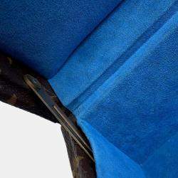 Louis Vuitton Coffret Tresor Blue Monogram Size 20