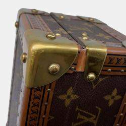 Louis Vuitton Coffret Tresor Blue Monogram Size 20