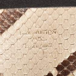 Louis Vuitton Black/Beige Python and Leather Love Note Bag