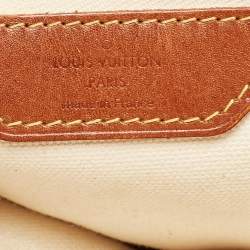 Pre Owned Louis Vuitton Brown Monogram Canvas Tisse Rayures PM Bag