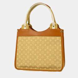 Pre Owned Louis Vuitton Beige Monogram Mini Sac Catherine Handbag