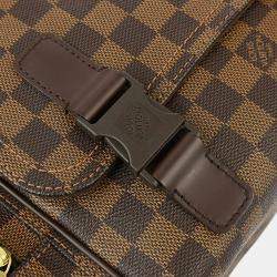 Pre Owned Louis Vuitton Damier Ebene Canvas Reporter Melville Shoulder Bag