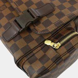 Pre Owned Louis Vuitton Damier Ebene Canvas Reporter Melville Shoulder Bag