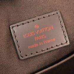 Pre Owned Louis Vuitton Damier Ebene Canvas Reporter Melville Shoulder Bag
