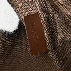 Pre Owned Louis Vuitton Damier Ebene Canvas Reporter Melville Shoulder Bag