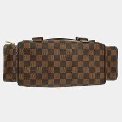 Pre Owned Louis Vuitton Damier Ebene Canvas Reporter Melville Shoulder Bag