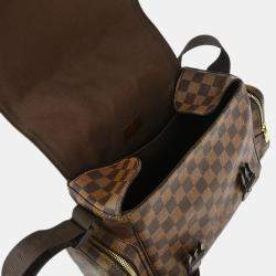Pre Owned Louis Vuitton Damier Ebene Canvas Reporter Melville Shoulder Bag